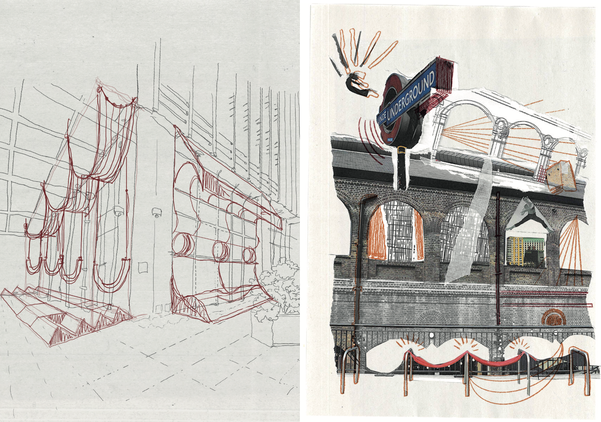 その他 Hunbnal Architectural Illustrators Paper Drawing, Architectural Studies, 1750–90 (CH 18127713